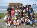 洞爺湖で記念撮影